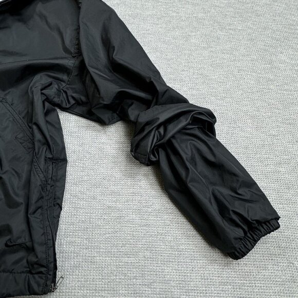 Nike Womens Black Half Zip Windbreaker Jacket High Neck Lined Long Sleeve Medium - Picture 5 of 16